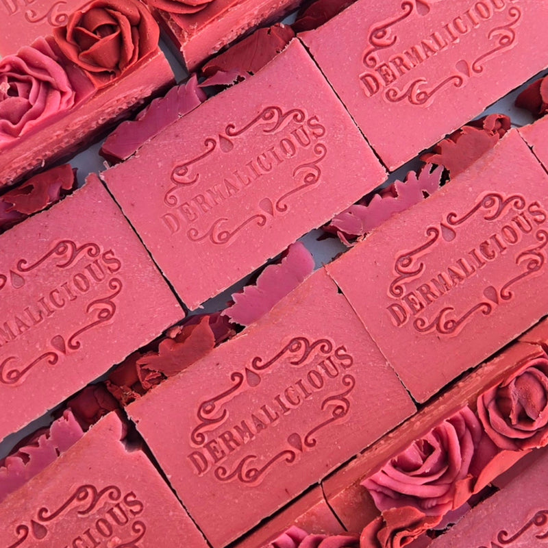 fresh cut roses tallow soap