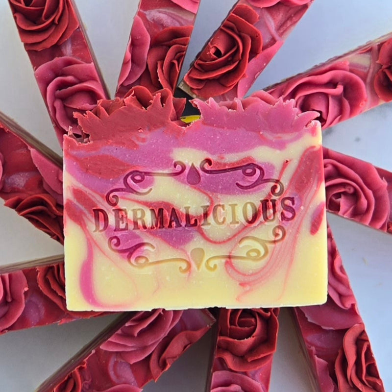 lemon rose water tallow soap