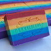 rainbow tallow soap