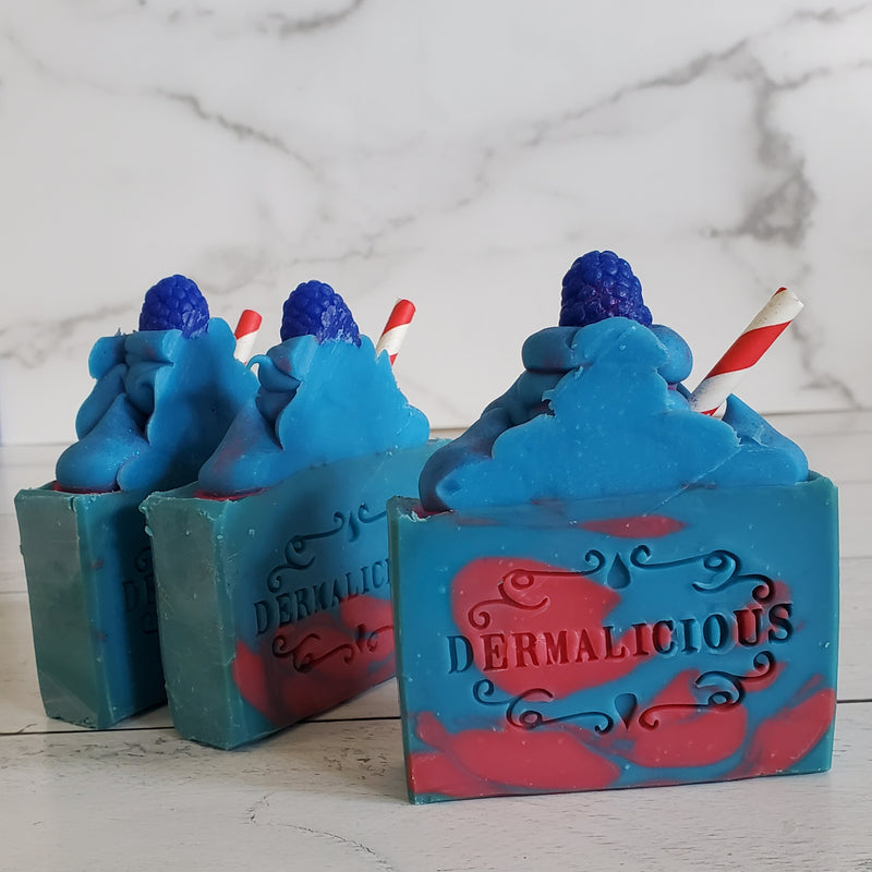 Blue Raspberry Slushie Soap