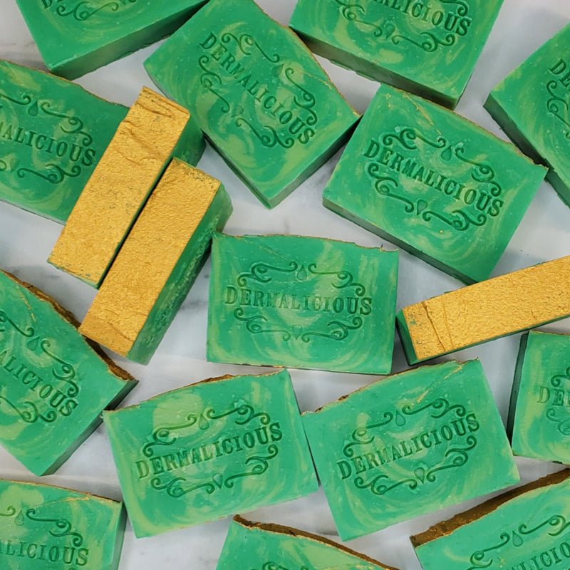 green irish soap
