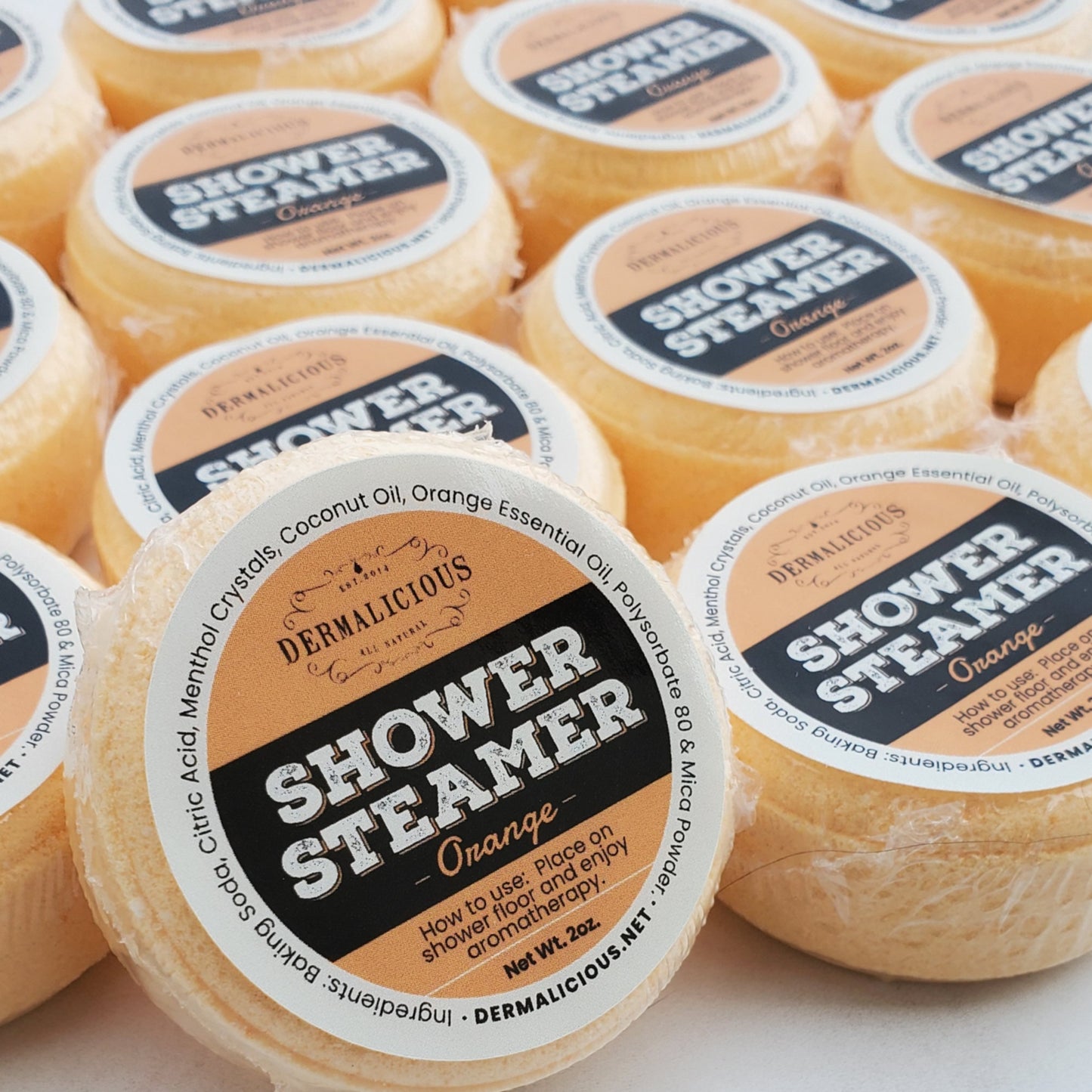 Orange Shower Steamer