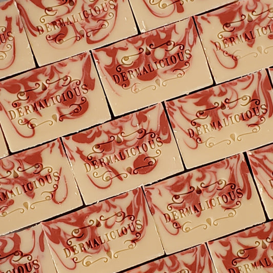 strawberry champagne soap